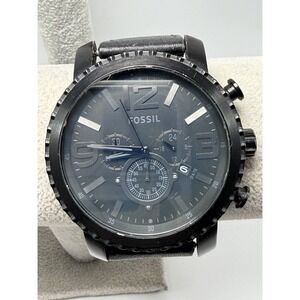 Fossil BQ1711 New Battery‎ Mens Chronograph Watch 50MM 8.5" Leather Band